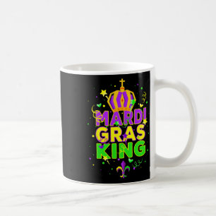 Caneca De Café Rei do Carnaval Mardi Gras Fantasia de Carnaval pa