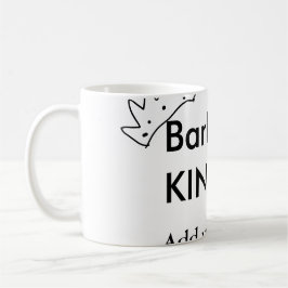 Caneca De Café rei do churrasco adicione o nome texto homens cozi