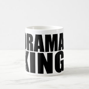 Caneca De Café Rei do drama de Oxygentees