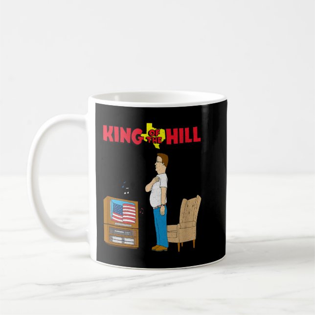 Caneca De Café Rei do Hank Star Spangled Banner (Esquerda)
