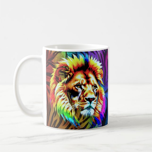 Caneca De Café Rei do Leão da Selva  (Esquerda)