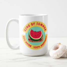 Caneca De Café Rei do Verão Melancia Suculenta