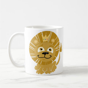 Caneca De Café Rei dos Cartoons da Selva