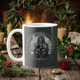 Caneca De Café Rei Holly Solstício de Inverno Folclore Britânico