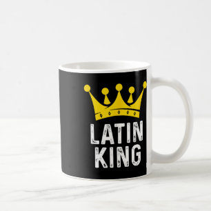 Caneca De Café Rei Latim - Presente Dançarino Latino para Salão d