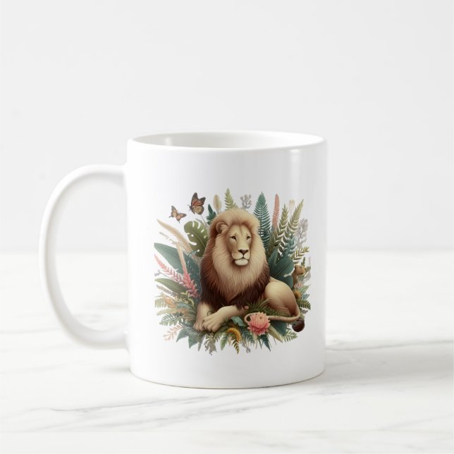 Caneca De Café Rei Leão da Selva (Esquerda)