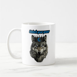Caneca De Café rei lobo desbloqueie seu poder