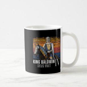 Caneca De Café Rei Máscara de Prata Baldwin Iv Máscara Dourada Ar