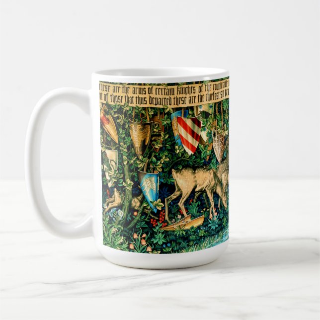 Caneca De Café Rei Medieval Arthur William Morris (Esquerda)