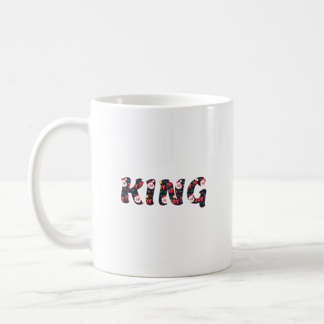 Caneca De Café Rei Natal (Esquerda)