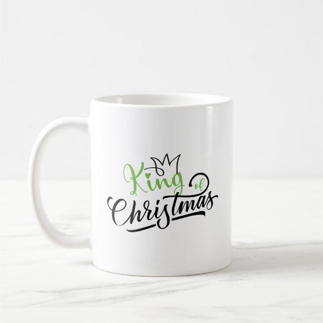 Caneca De Café Rei Natal (Esquerda)