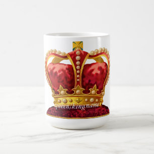 Caneca De Café rei/rainha