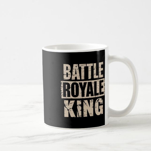Caneca De Café Rei Ttle Royale Gamer Angustiado  (Direita)