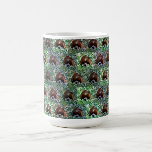 Caneca De Café Rei Verde Charles Cavalier Spaniel, Café Mug (Centro)