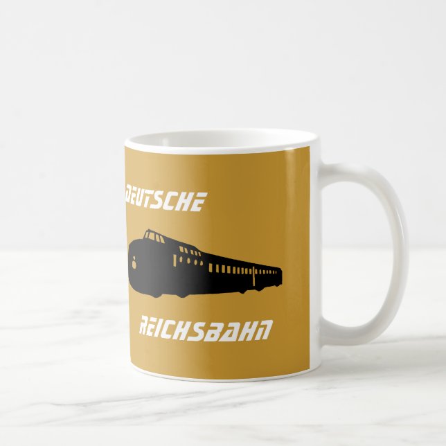 Caneca De Café Reichsbahn alemão taça (Direita)