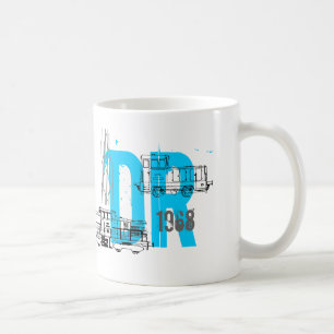Caneca De Café Reichsbahn DDR