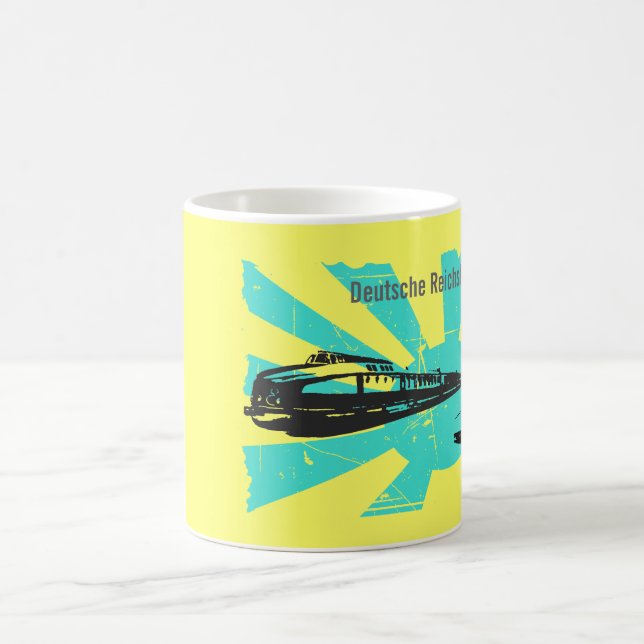 Caneca De Café Reichsbahn DDR desenho (Centro)