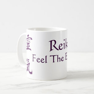 Caneca De Café Reiki Sinta A Energia