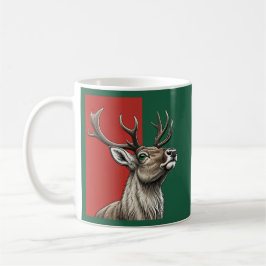 Caneca De Café Reindeador Festivo