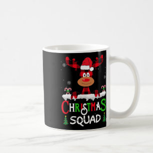 Caneca De Café Reindeer da Praça de Natal da Família 2022 Equipe