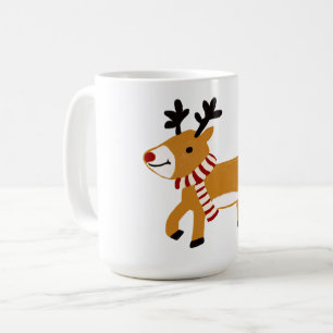 Caneca De Café Reindeer de Natal