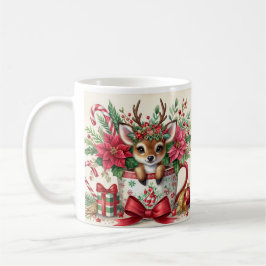 Caneca De Café Reindeer de Natal Mug 2