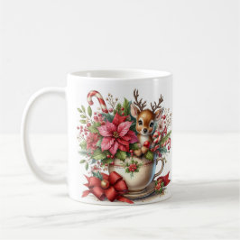 Caneca De Café Reindeer de Natal Mug 4