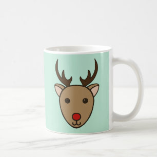 Caneca De Café Reindeer Holiday Coffee Mug