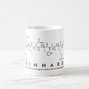 Caneca De Café Reinhardt peptide nome mug