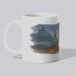 Caneca De Café Reinos Mitológicos Vigília do Cavaleiro