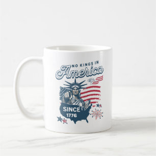Caneca De Café Rejeição De Reis Anti-Autoritários Sem Reis Nos EU