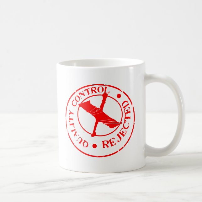 Caneca De Café Rejeição do controle da qualidade (Direita)