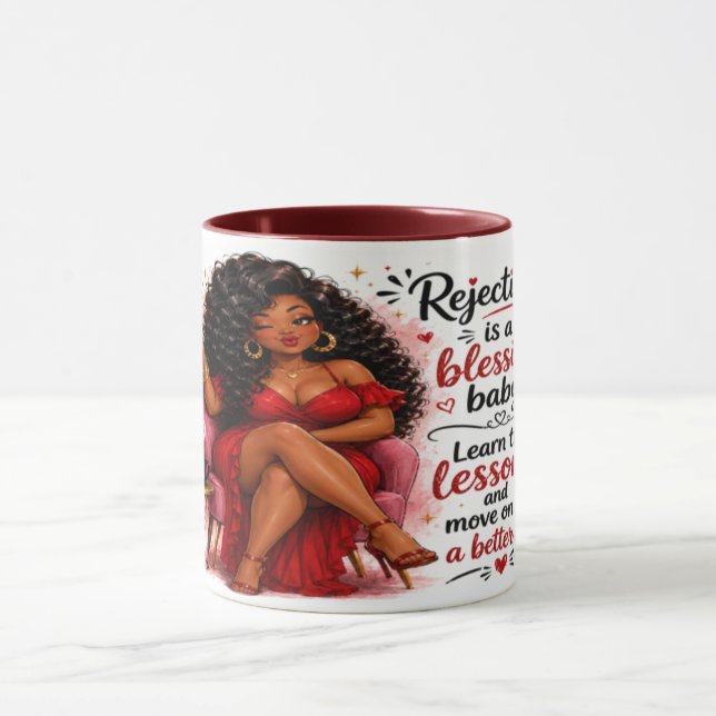 Caneca de Café Rejeição é uma Bênção (Centro)