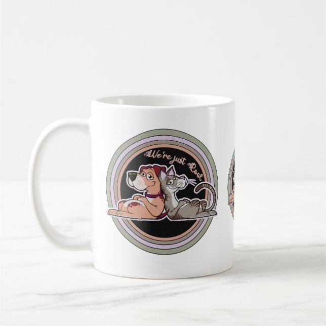 Caneca De Café Relação entre Cachorro e Gato (Esquerda)