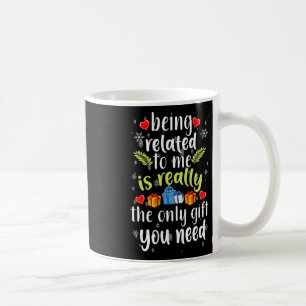 Caneca De Café Relacionado A Mim Família De Natal Engraçada Xmas 