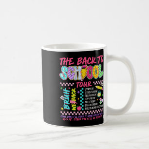 Caneca De Café Relâmpago Abcd De Volta à Escola Tour Bruh Nós Ba
