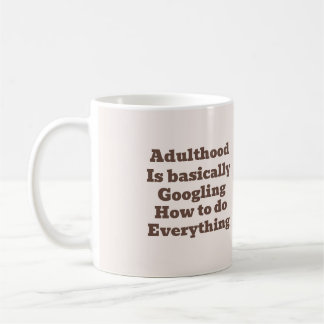 Caneca De Café Relatable Adulting Mug