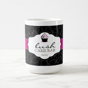 Caneca de café relativa à promoção da padaria