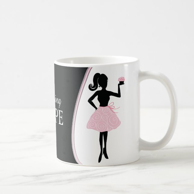 Caneca de café relativa à promoção da padaria (Direita)