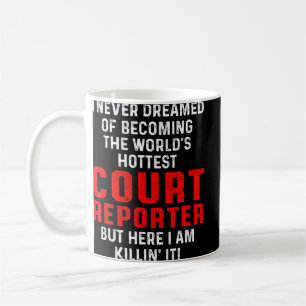 Caneca De Café Relatório do Tribunal de Justiça sobre o Tribunal