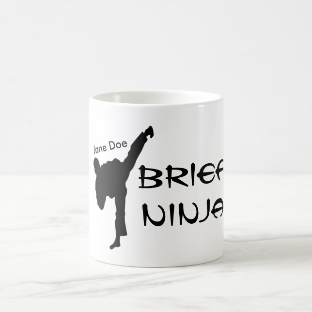 Caneca De Café Relatório personalizado da corte de Steno breve (Centro)
