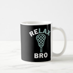 Caneca De Café Relax Bro Lacrosse Lax Stick Vintage Lacrosse Play