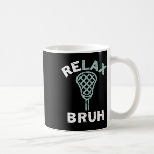 Caneca De Café Relax Bro Lacrosse Lax Stick Vintage Lacrosse Play