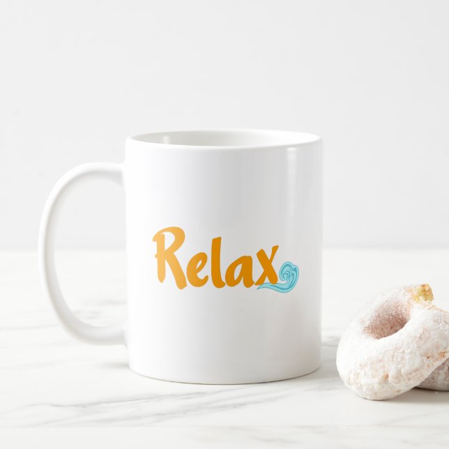 Caneca De Café Relax Coffee Mug (Com Donut)