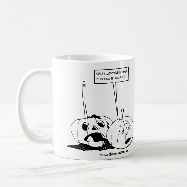 Caneca De Café relax larry! (Esquerda)