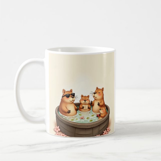 Caneca De Café Relaxamento em Banheira de Hidromassagem de Capiva (Esquerda)