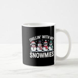 Caneca De Café Relaxando Com Meus Snowmies Natal Boneco de Neve M