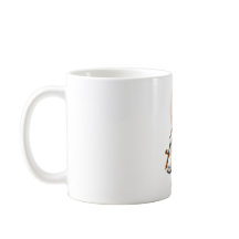 Caneca de Café Relaxante de Dente Fofo na Praia |