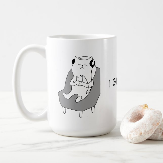 Caneca De Café Relaxe (Com Donut)