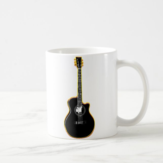 Caneca De Café Relé da guitarra (Direita)